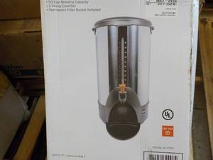 50 Cup Double Wall Percolating Urn...