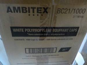 1000 Ambitex White Polypropylene Bo...