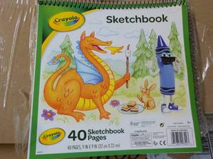 25 Crayola Sketchbooks...