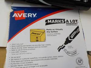 5 Large Size Avery Marks A Lot...
