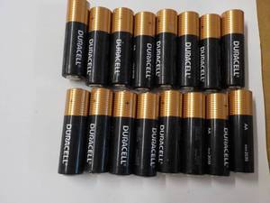16 Duracell Double AA Batteries...