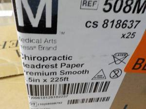 25 Rolls Chiropractic Headrest Pape...