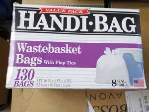 Handi-Bag 130 Wastebaskets Bags wit...