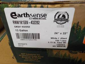 Case of EarthSense 13 Gallon White ...