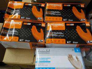 400 Glove Works Orange Nitrile XXL ...