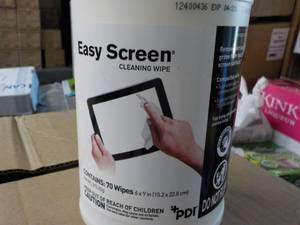 12 x 70 Wipes each Easy Screen Clea...