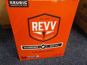 24 Revv Kcups Dark Roast Coffee...