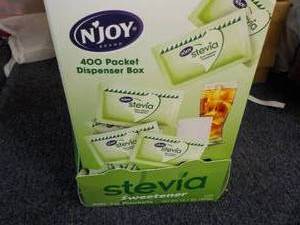 NJoy Stevia 400 Packets Sweetener...