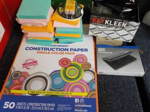 Post Its, Flags, Construction Paper...