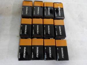 Duracell 12 x 9V Batteries...