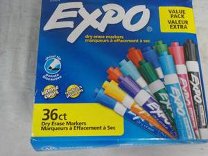 Expo 36 ct Dry Erase Markers...