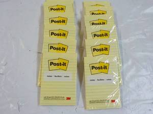 12 Post It  Notepads...