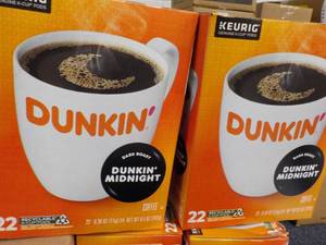 2 x 22 Kcups Keurig Dunkin Dark Roa...