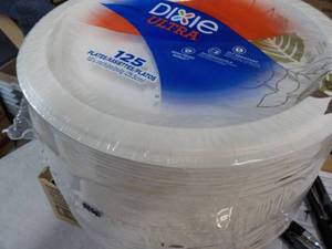 125 ct Dixie 10 18 Paper Plates...