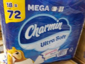 Charmin Mega Soft Ultra TP rolls...