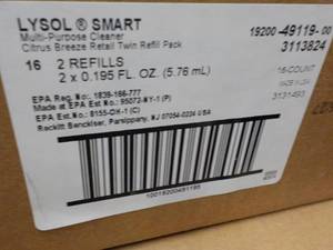 4 cases Lysol Smart Cleaner Spray B...