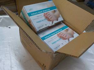 4 boxes x 25 each Infant Heel Warme...