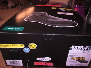 new brahma steel toe enduro pro shoes size 10 12