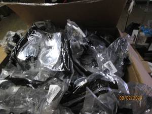 case of various goggles...