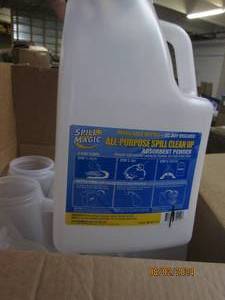 case of spill magic wmt dispensers empty bottls with lids 12 in case