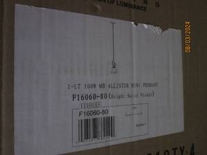 3 new 1 light mini pendandts...