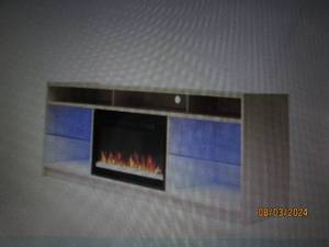 Ameriwood Home Luna Fireplace TV Stand for TVs up to 65