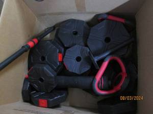 dumbells and kettle bells...
