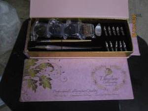 2 new davelion calligraphy kits pink