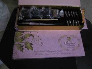 2 new davelion calligraphy kits pink