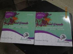 2 new boxs of wood panels from daveliou 10x 10 inch 5 panels per box pure birch