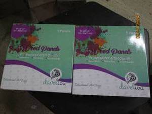 2 new boxs of wood panels from daveliou 10x 10 inch 5 panels per box pure birch