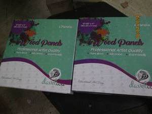 2 new boxes of wood panels from daveliou 12x12 inch 5 panels per box pure birch