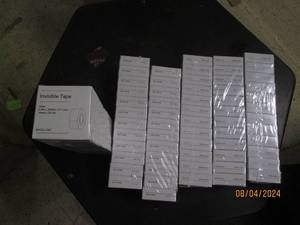 6 packages of 12 baseline invisible tape