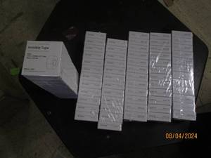 6 packages of 12 baseline invisible tape