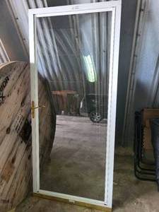 Screen Door -- Solid Glass -- No Frame