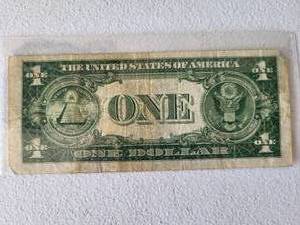1935A Silver Certificate Liberty Dollar  -- V68399824B