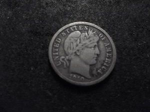 1910 D Barber Dime