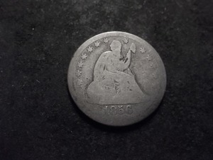 1856 O Liberty Seated  Quarter No Moto