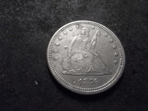 1976 Seated Liberty Quarter With Motto