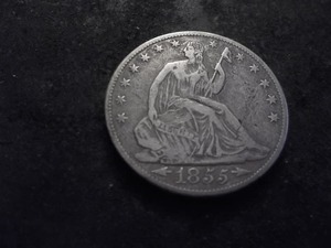 1855 O Seated Liberty Half Dollar With Arrows