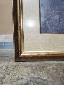 lot 84 image: Framed Artwork of Historical Horsemen Scene