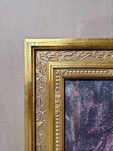 lot 85 image: Framed Portrait of a Young Girl with Pearls