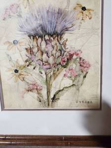 lot 89 image: Framed Nature-Themed Artwork - Set of 2