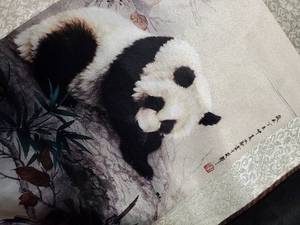 lot 143 image: Lot of 2 Asian-Inspired Decorative Wall Scrolls