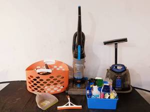 lot 63 image: Cleaning supplies, vacuum, spot stain remover more