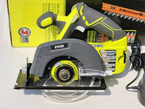 lot 34 image: (4) Assorted Ryobi Cordless Hand Tools