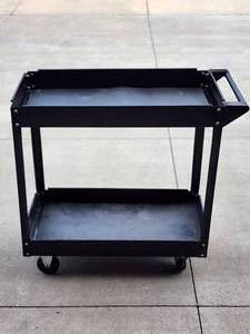 lot 30 image: Black Rolling Utility Cart