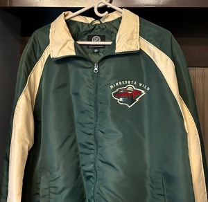 lot 151 image: Minnesota Wild Hockey Zip Up Coat  Jacket