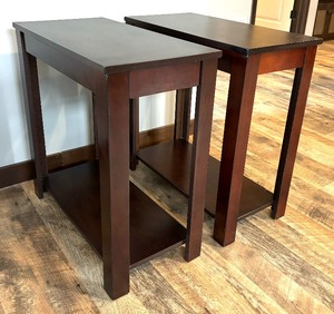 lot 158 image: Pair of Side Tables  End Tables  Nightstands