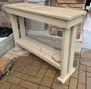 lot 208 image: Wooden Console Table